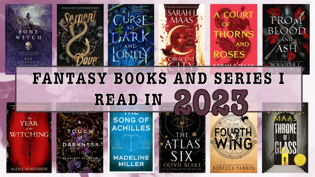 Fantasy books I read in&nbsp;2023